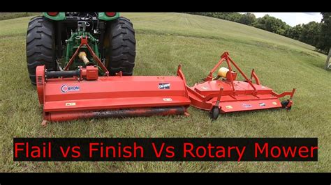 mini excavator flail mower vs rotary cutter|flail mower vs bush hog.